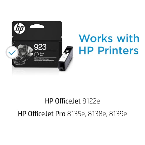 Image of HP 923 Black, 923 Cyan, 923 Yellow and 923 Magenta Ink Cartridge 4 Pack Bundle | Works with OfficeJet 8120 Series, OfficeJet Pro 8130 Series