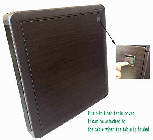 Mesa automática plegable de mahjong ultra delgada con ruedas miniatura 6