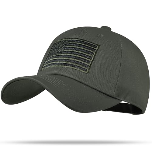 Image of American Flag Hat, Adjustable Fit USA Baseball Cap for Men Women, Dad Hats, Outdoor Ball Caps for Casual Wear