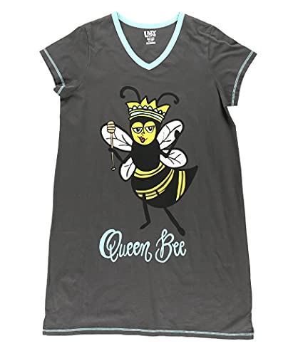 Image of Lazy One Women's Novelty Nightshirt - Funny Cotton Nightgown, Cute V-neck Sleep Shirts, Women's Sleepwear