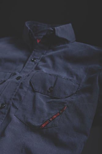 DRIFIRE High Performance CAT2 | 2112 Flame Resistant Industrial Ultra-Lightweight 4.4 oz. Work Shirt, Navy Blue - Image 4