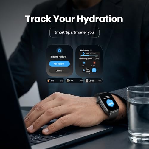Image of Titan Smart 4.0 Smartwatch with 1.93 inch AMOLED Display, Infinite AI Watch Faces, AI Voice assistant, Smart Hydration, Multiple Menu Styles, QR Hub, 100+ Multisports, BT Calling, HRM, SpO2, Games - Blue