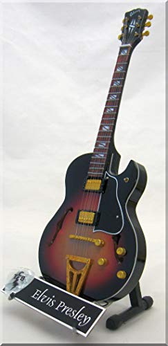 ELVIS Guitare Miniature avec médiator Come Back - Les Beatles, Paul McCartney, John Lennon, RIngo Starr, George Harrison ELVIS Guitare Miniature avec médiator Come Back