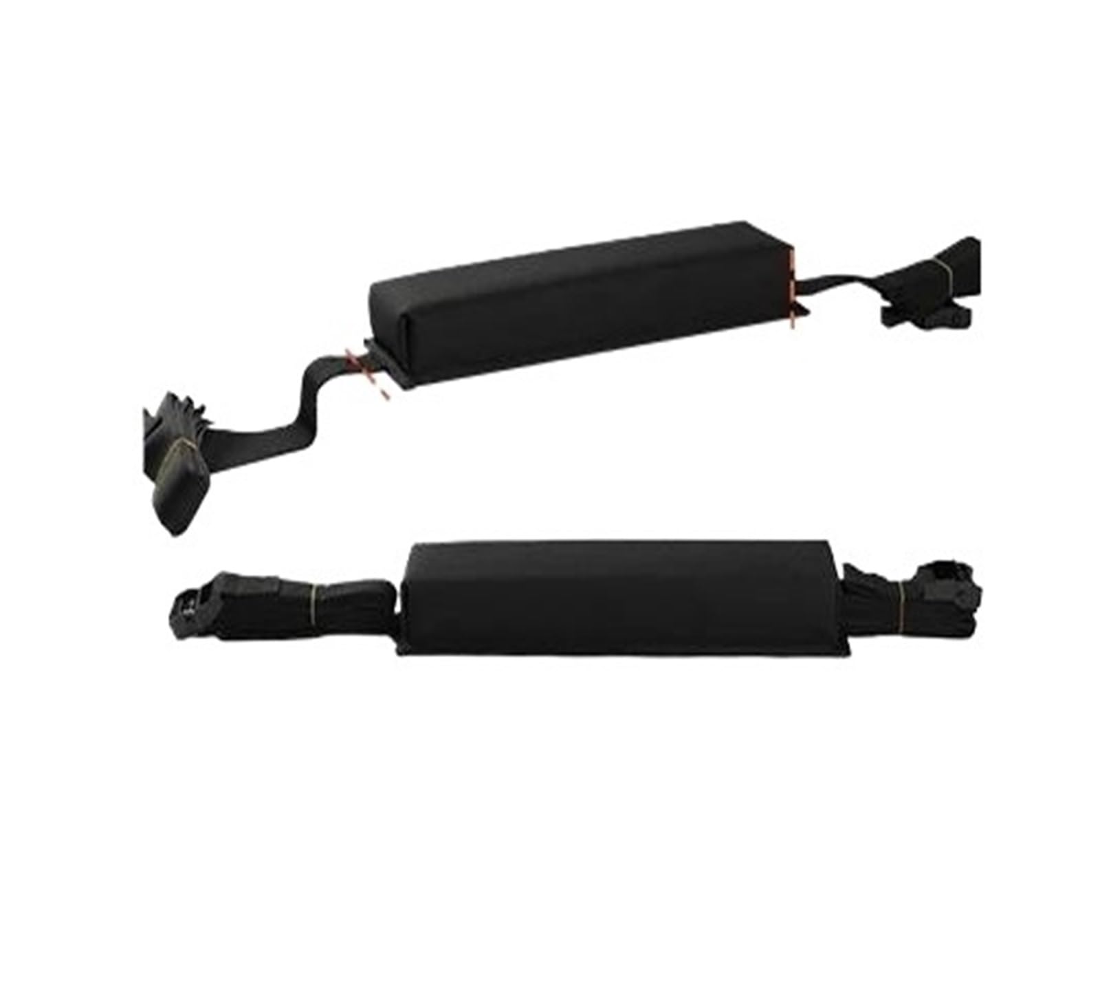 Genérico Barra Techo para Coches Almohadillas Blandas para Portaequipajes Techo Universales para Coche para Kayak con 2 Correade Amarre para Canoa Snowboard Y Remo Equipaje Superior Coche | 15.5inch