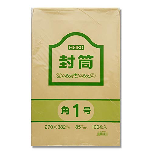 ヘイコー 封筒 事務用 クラフト 角1 27×38.2cm 100枚入 007520200