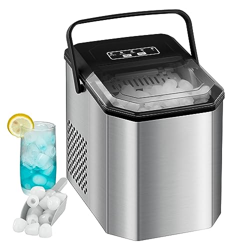Fabricadora de hielo portátil de mostrador 26 lbs