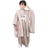 [KYOETSU] [キョウエツ] 七五三 5歳 男の子 着物 セット 羽織 袴 フルセット 753 くすみ (4.ブラウン, 5歳サイズ)