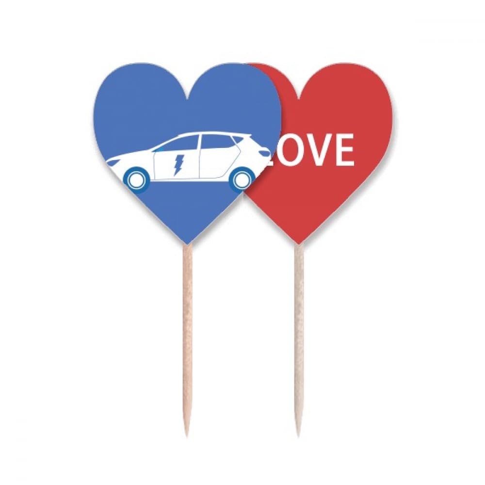 Drapeau love heart cure-dents pour célébrer l'amour de la nature et de la planète