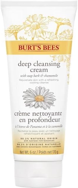 Burt's Bees Soap Bark & Chamomile Deep Cleansing Cream, 6 Oz
