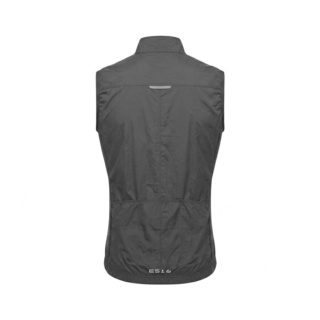 Supreme Lightweight Windweste | Ultraleichte Fahrrad Windweste mit Zwei-Wege-Reißverschluss, Wasserabweisend, 2 Rückentaschen, Packbar