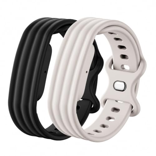 Image of Soft Silicone Strap Compatible with Google Fitbit Air, Sport Replacement Band, Adjustable Breathable Wristband for Workout, Running & Daily Wear