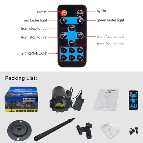 Projecteur scène extérieure LED Firefly avec télécommande IP65 - 4