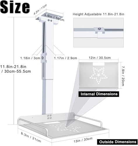 2-Be-Best Universal Ceiling Mount With Tray For Projector thumb #1