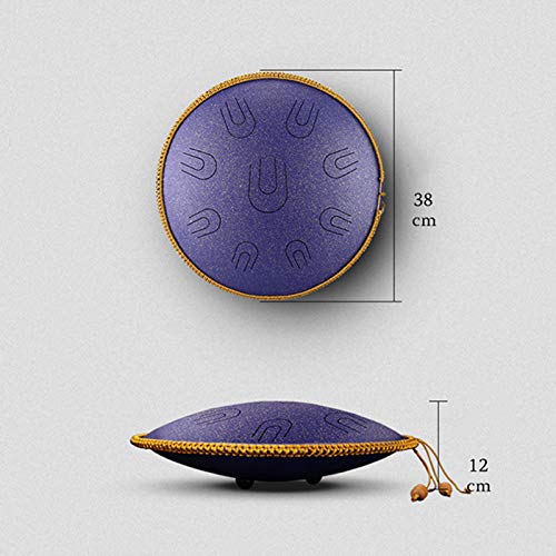 Tambor de acero Lotus de 14 pulgadas y 9 notas con bolsa y mazos miniatura 4