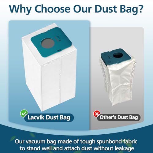 Image of VCA-ADB953 Dust Bag, 8 Pack Vacuum Bags Replacement for Samsung VCA-ADB95 Bespoke Jet Cordless Stick Vacuum Cleaner Accessories Parts, VS20A95923B /AA, VS20A95923N /AA, VS20A95923W /AA