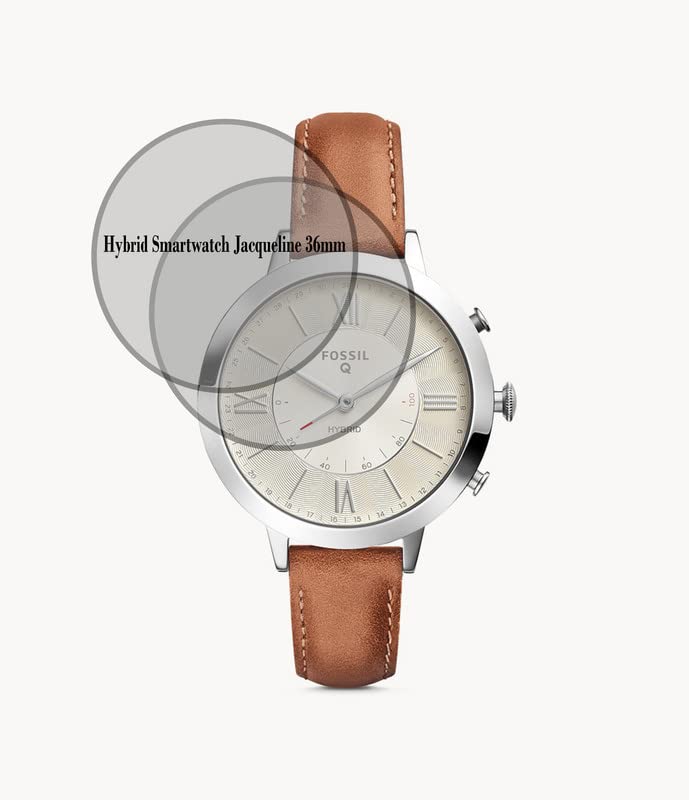 [Transparent] Vprime [Pack Of 2] Screen Protector Compatible With Fossil Hybrid Smartwatch Jacqueline 36mm (B09TTK2MVH) Amazon Price History, Amazon Price Tracker