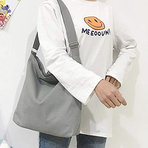 Image of Lify Women's Retro Large Size Canvas Shoulder Bag Hobo Crossbody Handbag Casual Tote - 1 Piece
