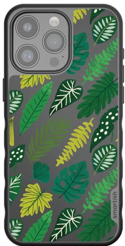 Image of Smartish - Leaf Me Alone - iPhone 15 Pro Max MagSafe Case - Gripmunk [Lightweight + Protective] Thin Cover - Fits iPhone 15 Pro Max