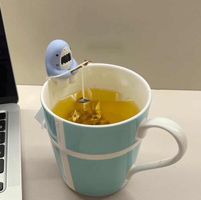 Creative-Cute-Shark-Shape-Tea-Infuser-Loose-Leaf-Tea-Strainer-Funny-Animal-Shaped-Tea-Filter-for-Tea-Drinkers-Material-Tea-Accessory