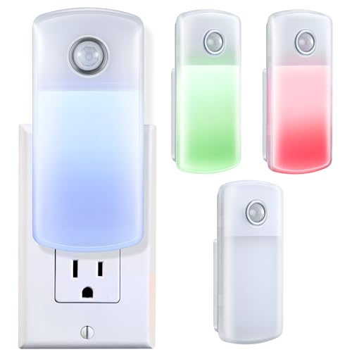 Image of Enhon Emergency Power Failure 5-in-1 Multi Color LED Night Lights, 4 Pack