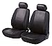 Produktbild Walser Auto Sitzbezüge, Auto Schonbezüge Shiny Premium, 2 Vordersitzbezüge in schwarz/grau 11970