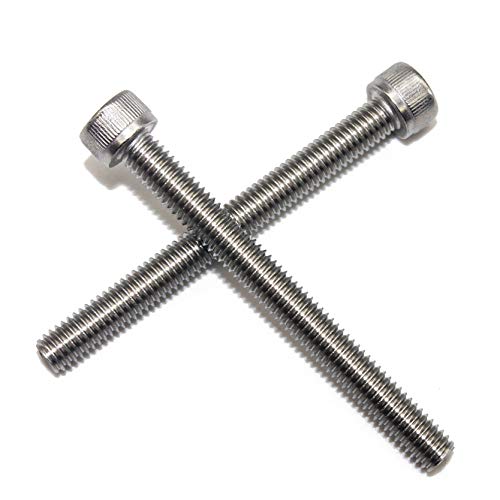 Cylinder Head Metal Bolt Screws DIN 912 A2-70 Stainless Steel M 5 x 55 mm Pack of 10, Silver, M5 x 55 mm (10 Stück) - Image 3