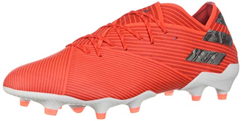 Adidas Nemeziz 19.1 Fg Cleat - Men's Soccer Active Red/Silver/Solar Red #TOP27