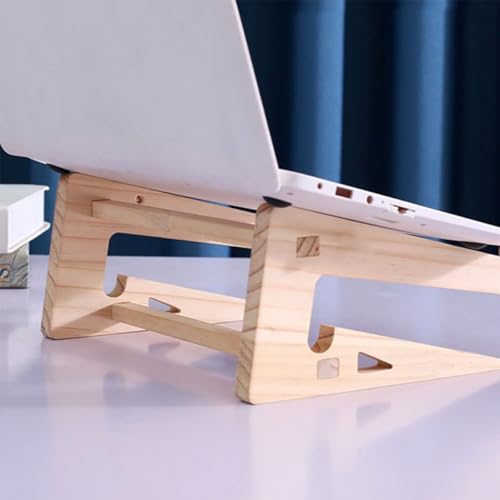 Soporte de madera ajustable para laptop de 12-14.7 pulgadas miniatura 5