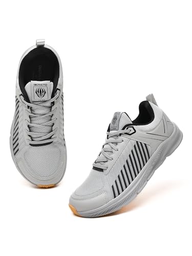 Image of Impakto Barefoot Shoes for Men | Lightweight & Superior Grip | Running & Training Shoes with Wide Toe | Non-Marking Sole for Court Games | Anti-Slip Grip, Everyday Wear for Gym | Jogging & Yoga Shoes