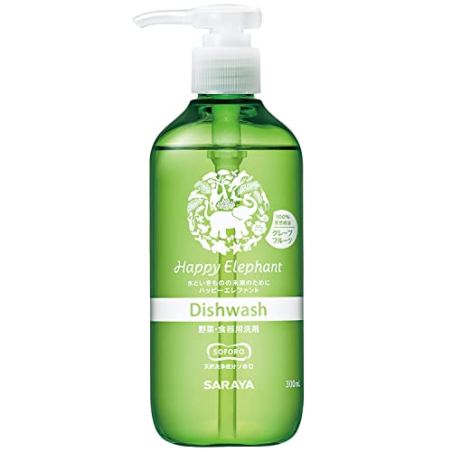 ハッピーエレファント 野菜・食器用洗剤 グレープフルーツ 300ml