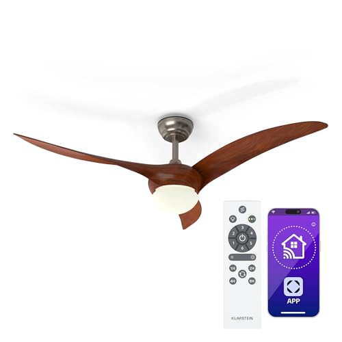 KLARSTEIN Ventilador de Techo con Luz: Control
