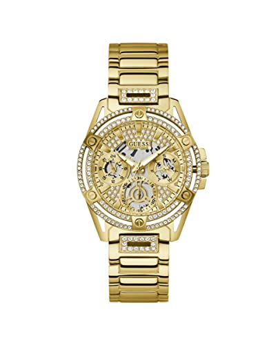 Montre multifonction Guess pour femme doré au design luxueux et finitions haut de gamme