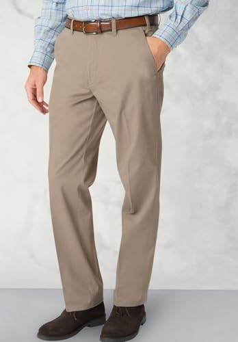 Men's Slim Fit Flat-Front Dress Pants Lightweight Comfort Work to Weekend Suit Trousers2