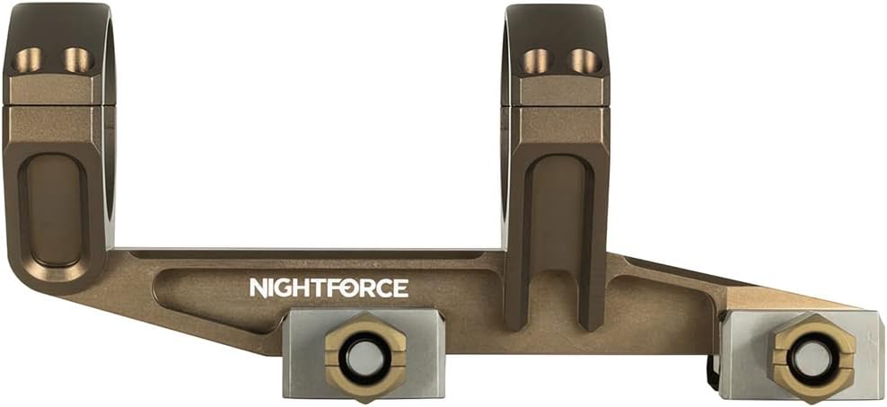 NightForce UltraMount 34mm 0 MOA Lightweight Durable One-Piece Scope Ring Mount