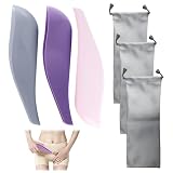 Yooyan 3 Stück Wiederverwendbare Urinella für Frauen, Pinkelhilfe für Frauen, Tragbare Pinkelhilfe mit Wasserdichter Aufbewahrungstasche, Kompakter Pee-Trichter für Camping, Reisen & Outdoor