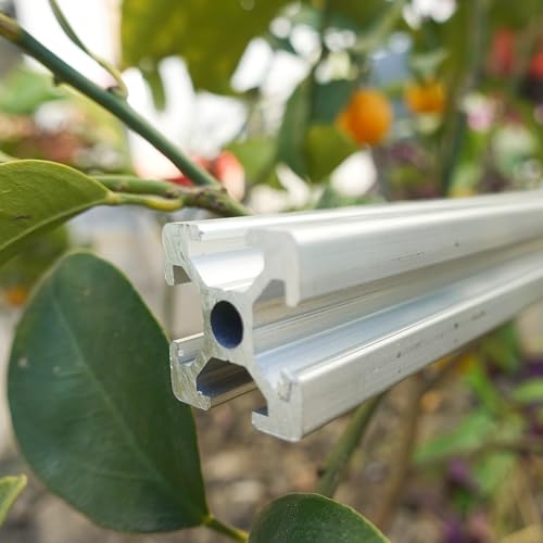 Profilé aluminium 20x20 fente 6mm rail en T 700mm à haute stabilité pour guidage linéaire fluide