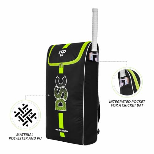 Image of DSC Polyester ECO-10 Cricket Kit Bag, Black