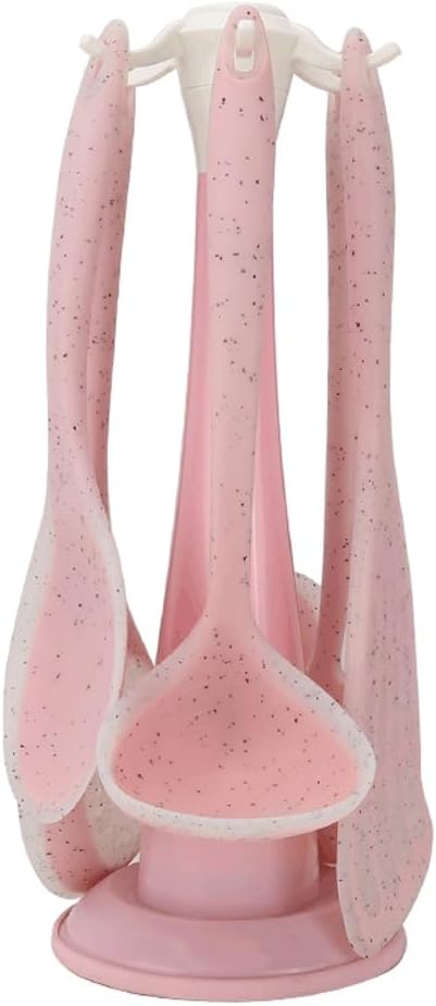 Spoon Slotted Spatula Shovel Kitchen Gadget Silicone Cooking Cookware Utensils Tools(D)