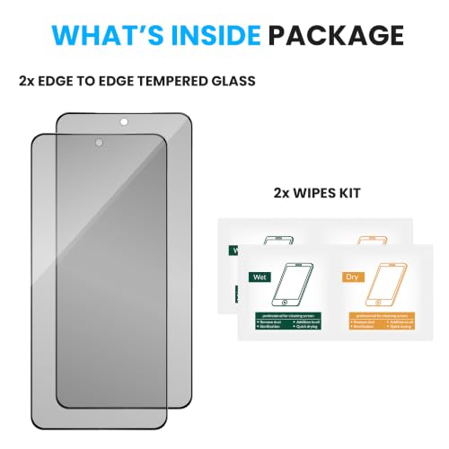 Image of FIRST MART Military-Grade Matte Anti-Glare Tempered Glass for Motorola Edge 70 Max (6.82 Inch) With Installation Kit | Edge to Edge Coverage |Anti Glare, Bubble-Free [2 Pack]