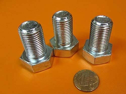 8.8 Zinc Steel Hex Head Bolts FT M16 x 1.5 mm x 25 mm Long 10 pcs