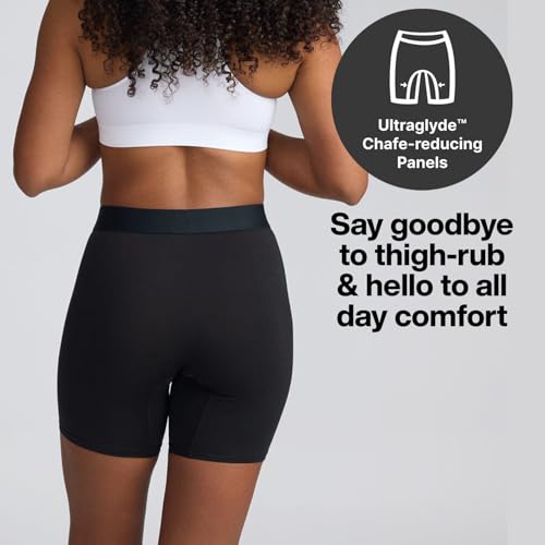 Image of STEP ONE Womens Boxers Underwear, 3-Pack, Viscose from Bamboo Womens Underwear, Moisture-Wicking, Anti-Chafing Boxers