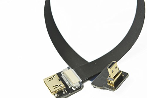 �V�����u���b�N50 cm FPV HDMI�P�[�u��Micro�C���^�[�t�F�C�Xto Mini HDMI���X�C���^�t�F�[�X��gh4 BMPCC a5000 a6000 a7s a7r