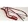 60X Custom Strings Red B50 Dacron Replacement Recurve Bowstring - Actual String Length - 12 Strand Bow String image 3