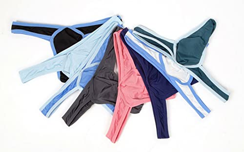 Mens Thongs Underwear Bulge Enhancing G-String T Back Bikini3