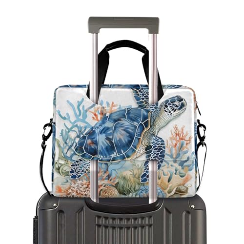 Funda para portátil ALAZA Sea Turtle, 13-15.6 pulg. miniatura 3