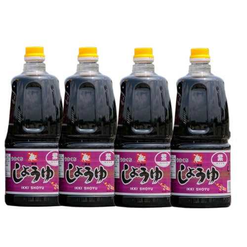 緑屋本店 一騎しょうゆ うまくち醤油 紫 濃口 1500ml × 4本