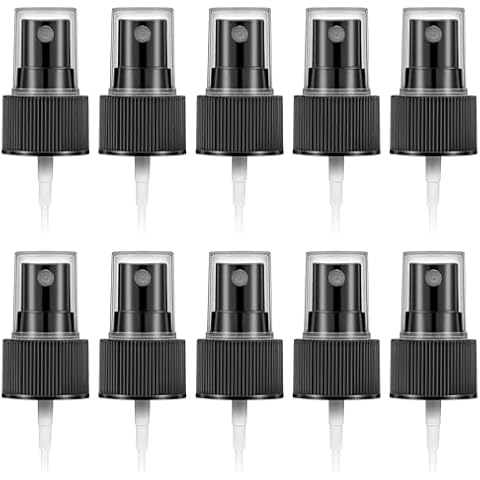 ARTIBETTER 40Pcs Spray Bottle Replacement Pump Oils Spray Tops for Fine Mist Sprayer Cosmetic Spray Bottle Size 24/410(Diameter/Circumference) Cover