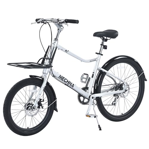 BALINGE 20/26 Inch Bike for Women/Girls/Men/Senior/Adults, 3 Colors (Sliver)