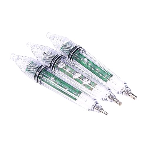 FOYTOKI Deep Water Fishing Lamp 3pcs Fish Lure Lights for Boat Marine Freshwater Led Underwater Lights