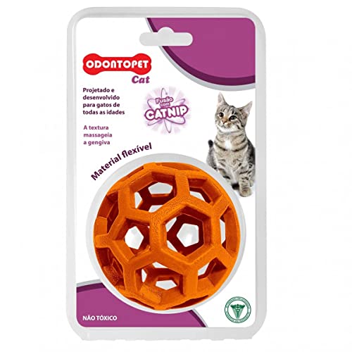Brinquedo Odontopet Bola Catnip Pet Flex para Gatos